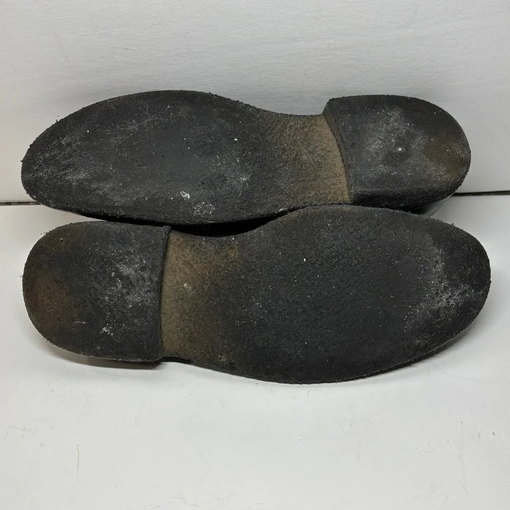 Johnston & Murphy Chukka Boots Mens‎ 11.5 Black Leather Desert Boots Casual